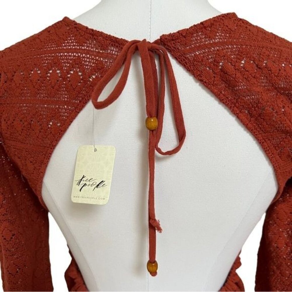 Free People Sea Through Mini by Endless Summer in Rooibos Tea, Size Small NWT - Picture 9 of 13